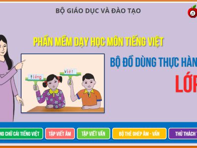 Thiết bị dạy học số – Phần mềm dạy học môn Tiếng Việt lớp 1.