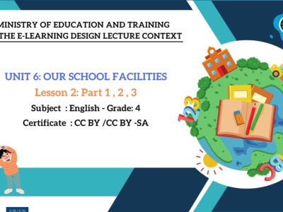 Elearning Unit 6 Our school facilities-Lesson 2 Part 1