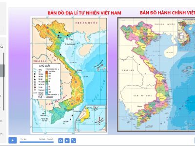 Thiết bị dạy học số – Bản đồ số một số vùng miền