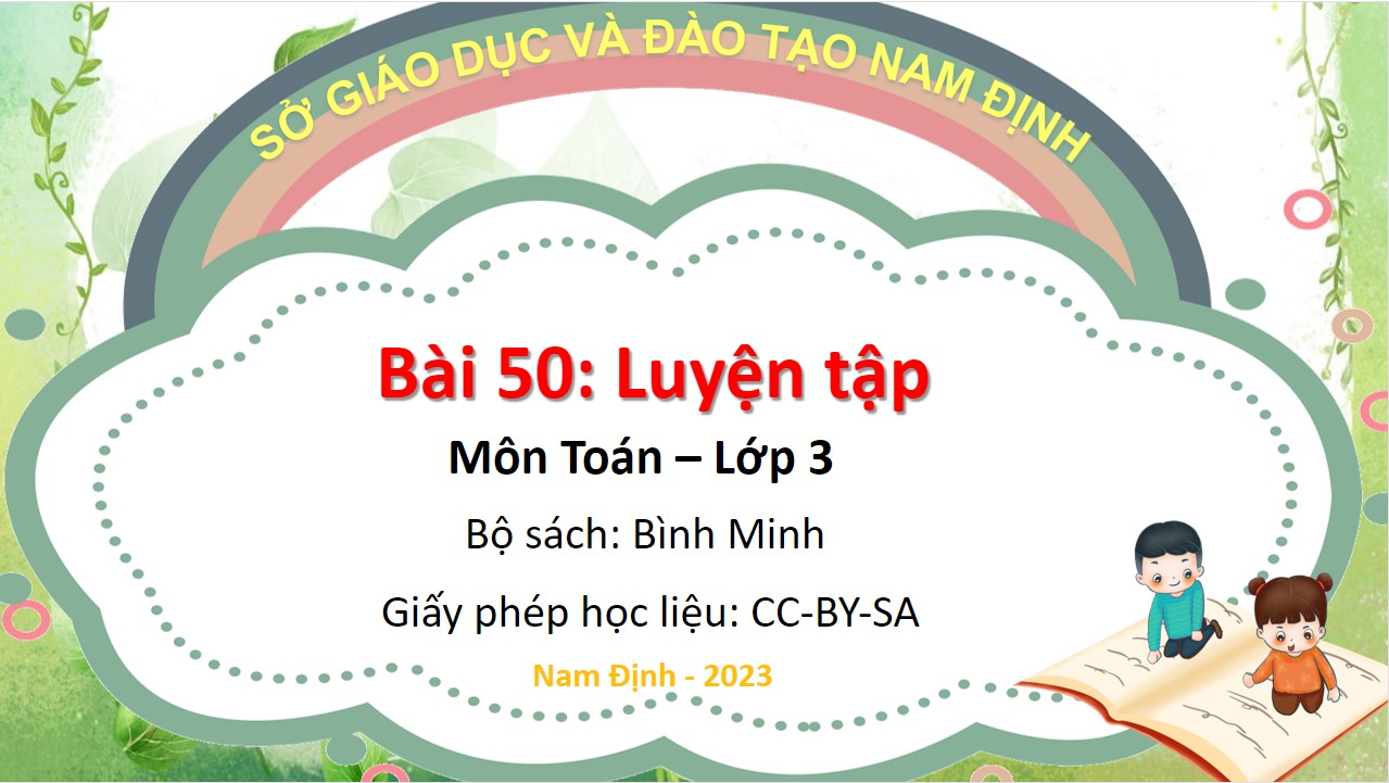 Elearning Toan 3 Bai 50 Luyen tap