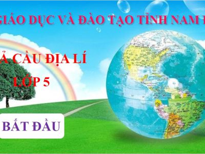 Thiết bị dạy học số – Quả cầu địa lí