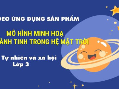 Thiết bị dạy học số: Mô hình minh hoạ các hành tinh trong hệ mặt trời