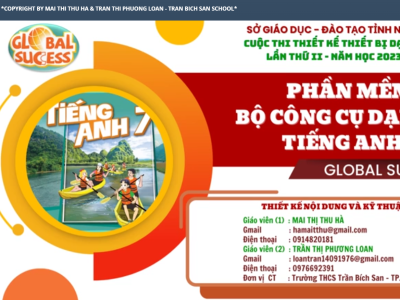 Thiết bị dạy học số Bộ công cụ dạy học Tiếng Anh 7 GLOBAL SUCCESS